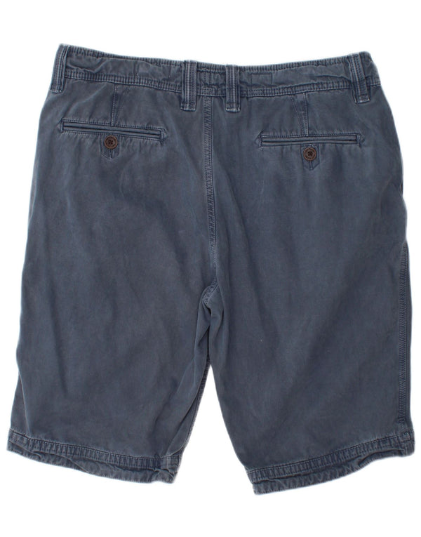 Shorts Chino Masculino Fat Face W36 Grande Algodão Azul Marinho