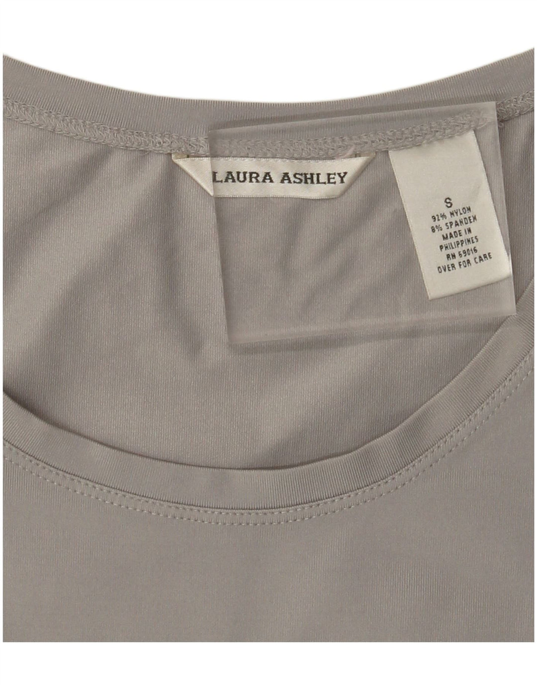 Colete feminino LAURA ASHLEY UK 10 pequeno cinza nylon