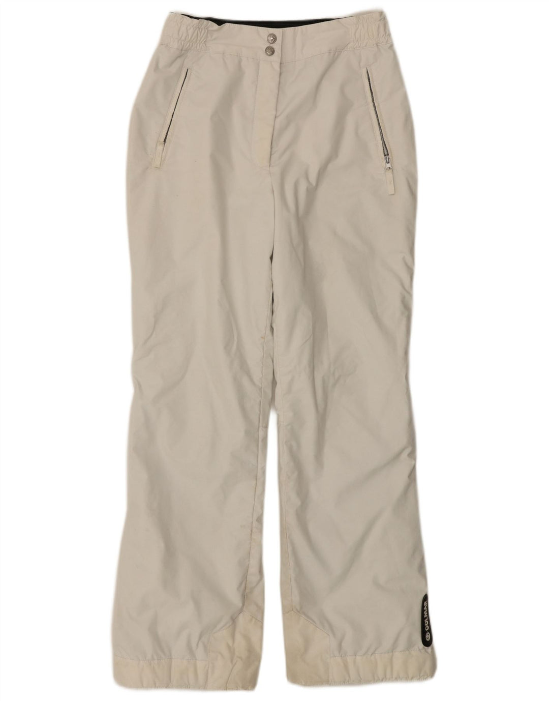 Calça de esqui feminina Colmar IT 44 médio W28 L30 poliéster branco