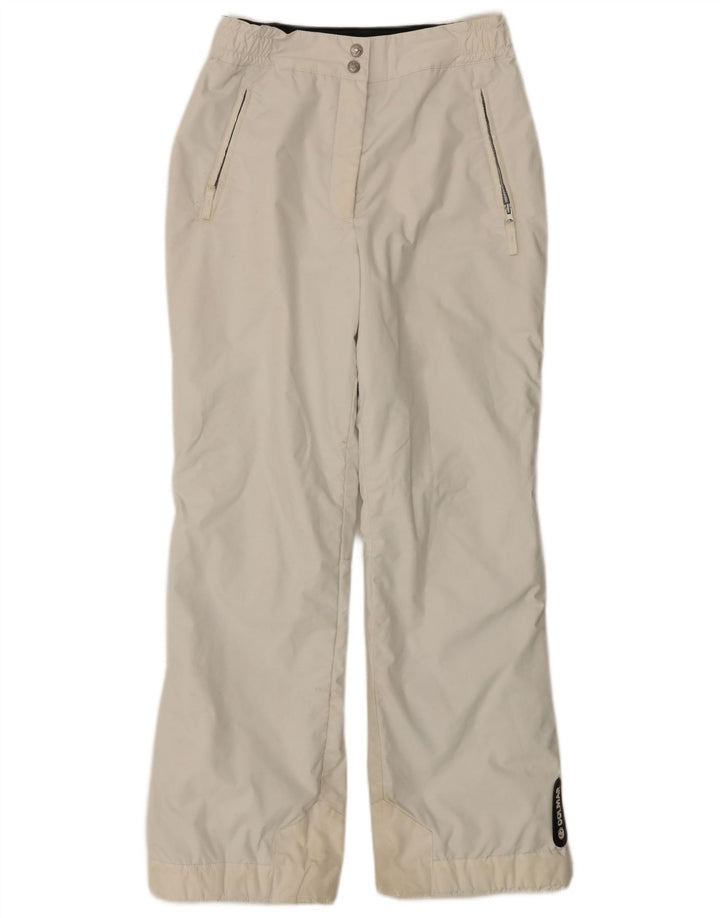 Calça de esqui feminina Colmar IT 44 médio W28 L30 poliéster branco