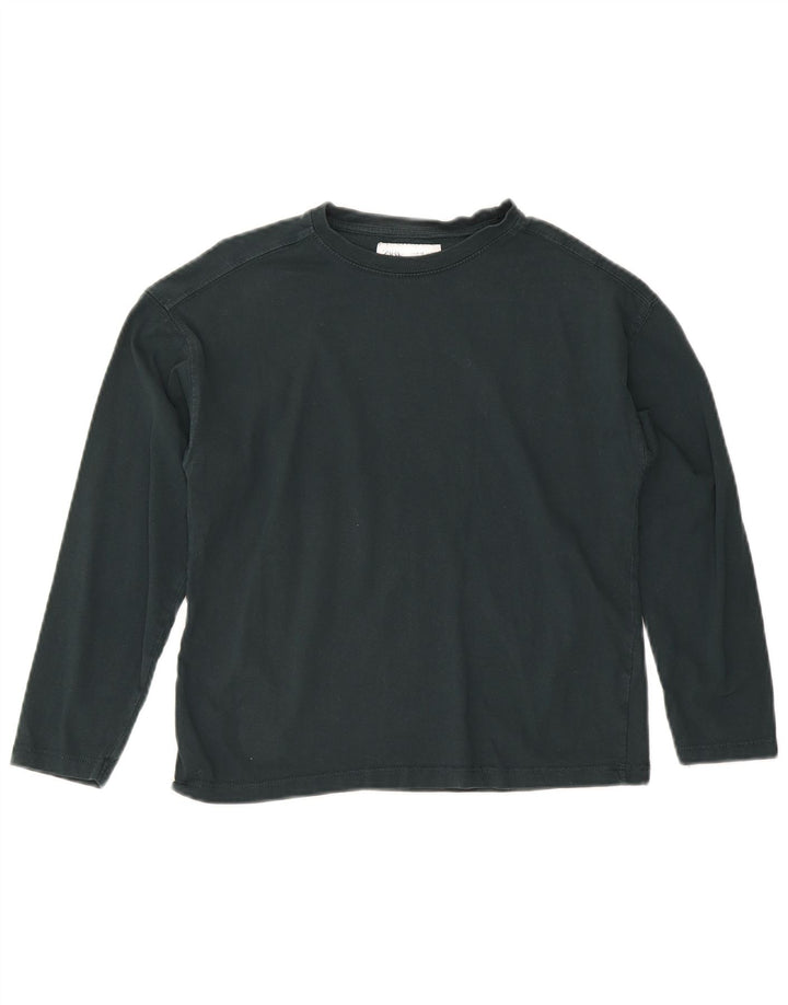 ZARA Boys Top manga comprida 9-10 anos verde