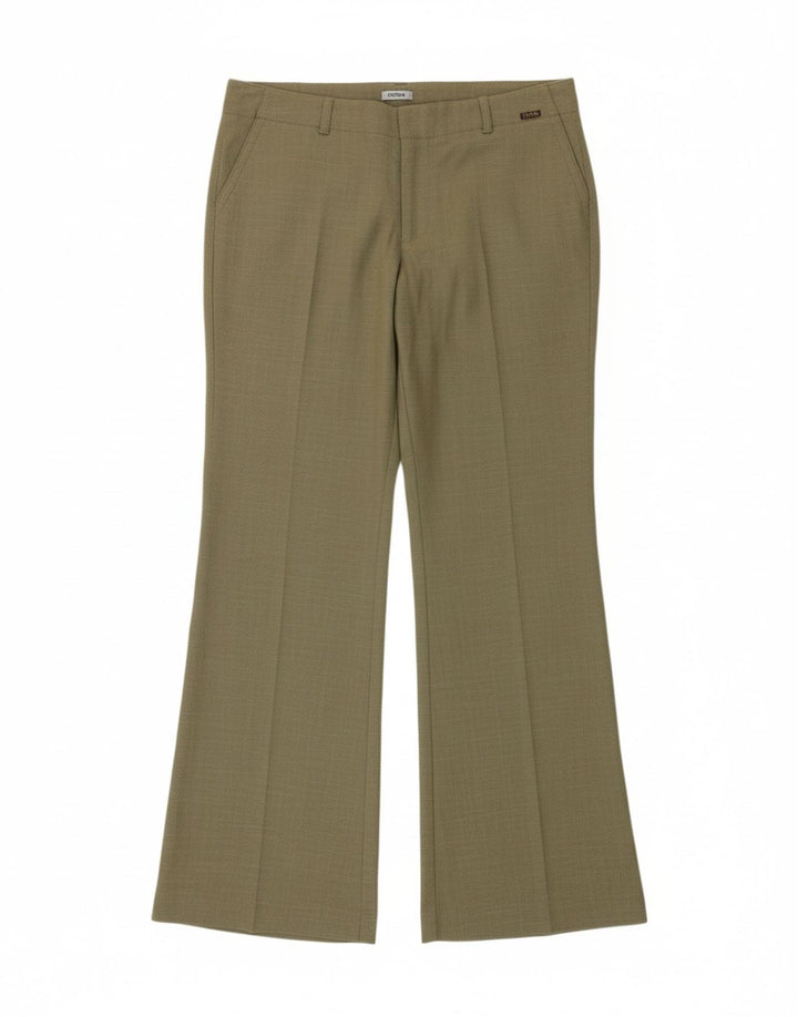 ONYX Womens Bootcut Chino Trousers IT 46 Large W34 L33 Khaki Cotton Vintage Onyx and Second-Hand Onyx from Messina Hembry 