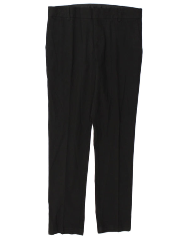 Calças de terno slim para meninas Marks & Spencer 12-13 anos W28 L28 pretas