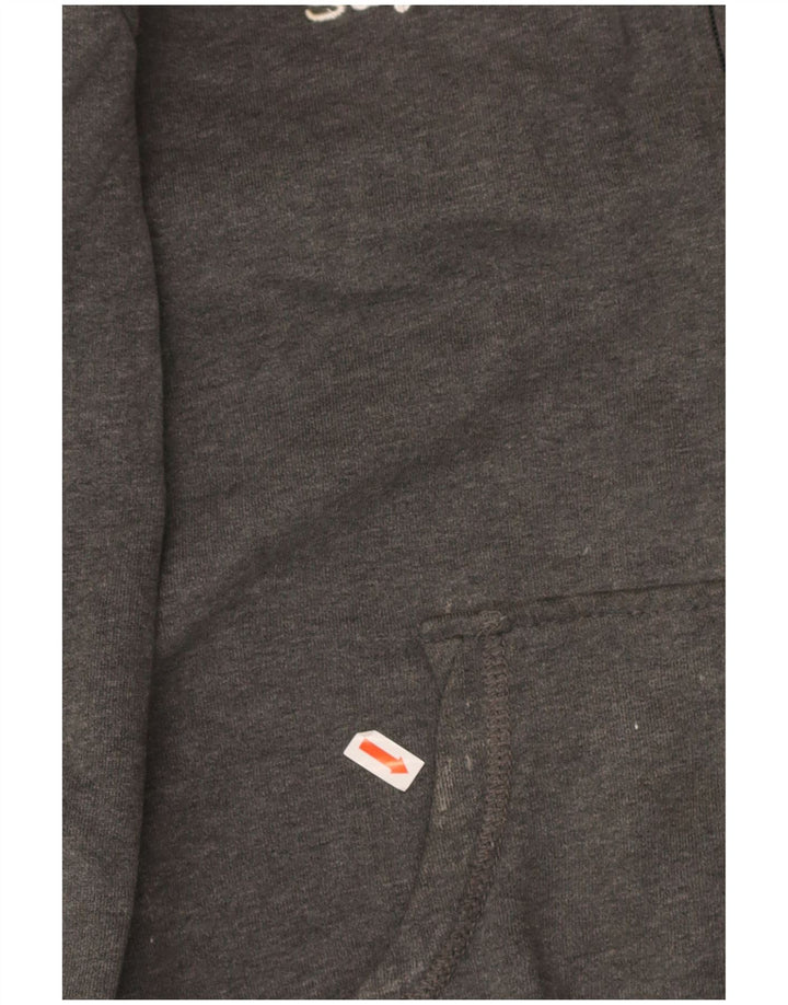 Suéter feminino O'NEILL com capuz e zíper gráfico UK 18 XL algodão cinza