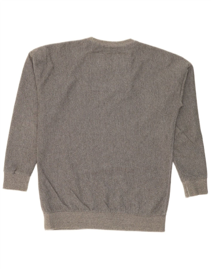 SUPERDRY moletom masculino Osaka State gráfico moletom médio cinza algodão