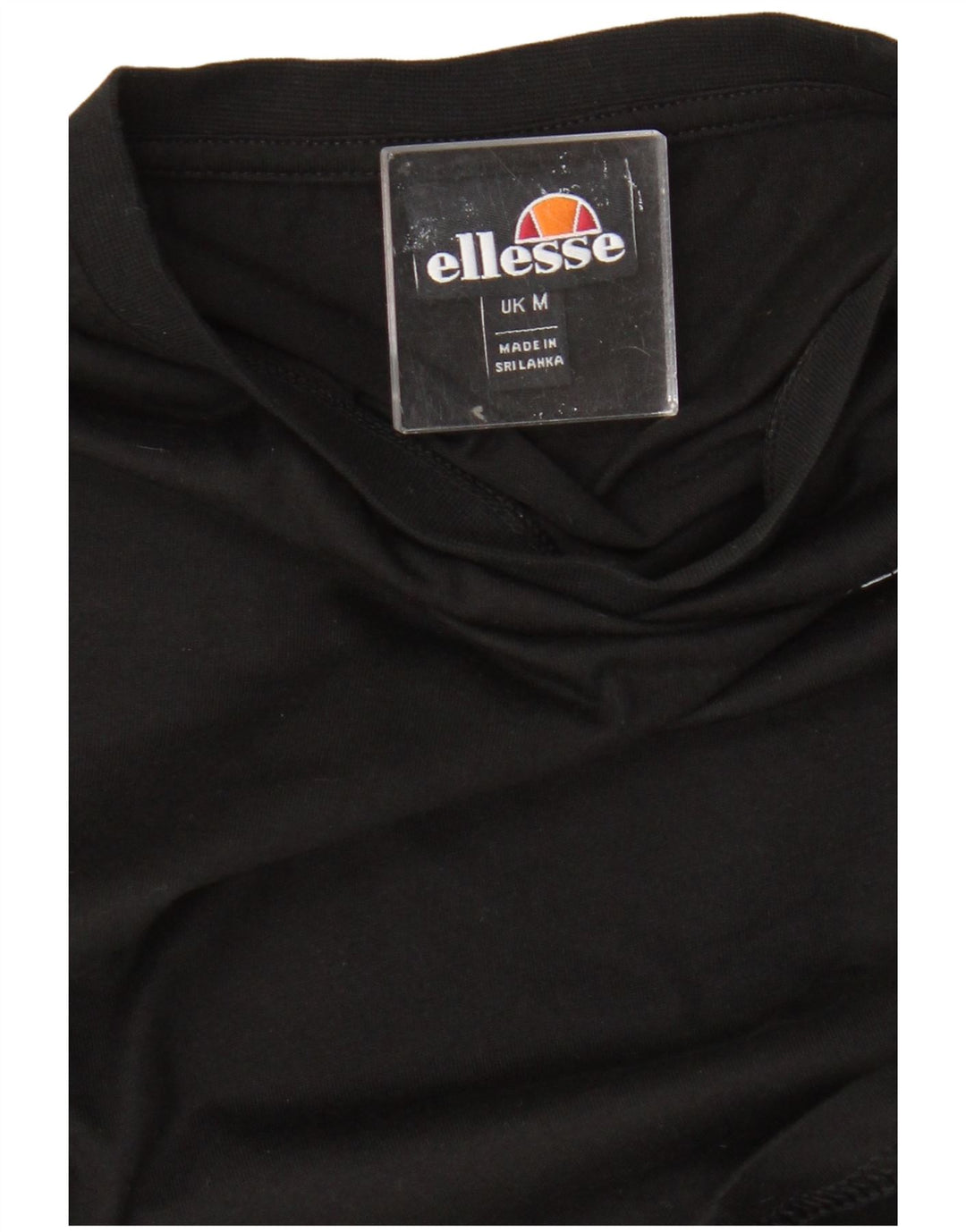 Ellesse Camiseta Masculina Top Médio Preto