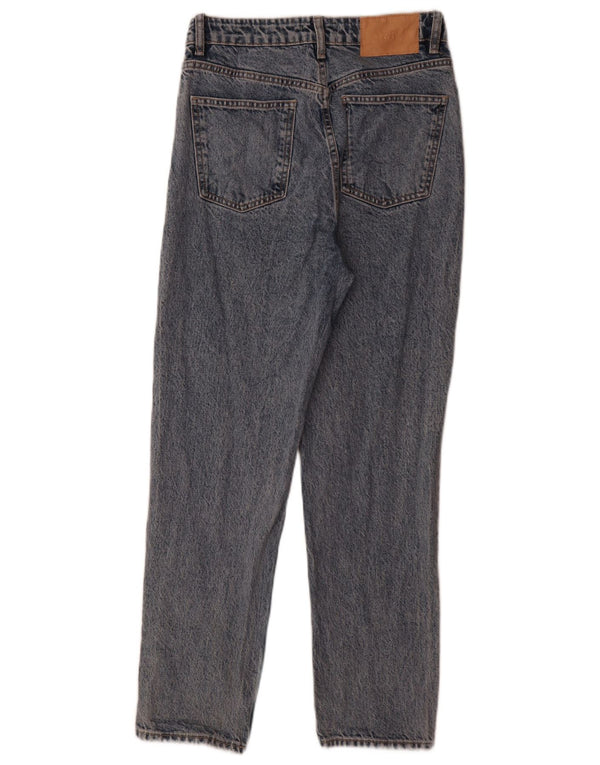 Zara Jeans Cônicos Femininos EU 38 Pequeno W28 L29 Azul Algodão