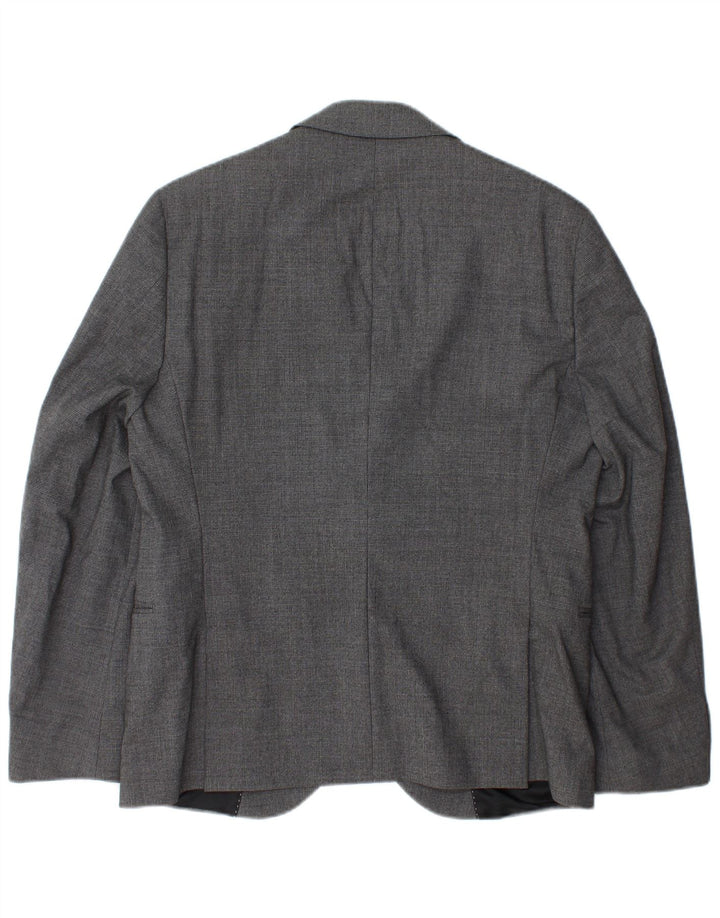 Jaqueta blazer masculina de 2 botões Daniele Alessandrini IT 52 XL cinza Houndstooth