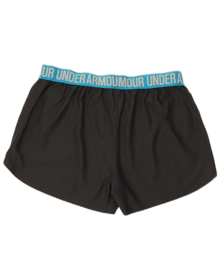 Shorts esportivos gráficos femininos UNDER ARMOUR UK 14 médio preto colorblock