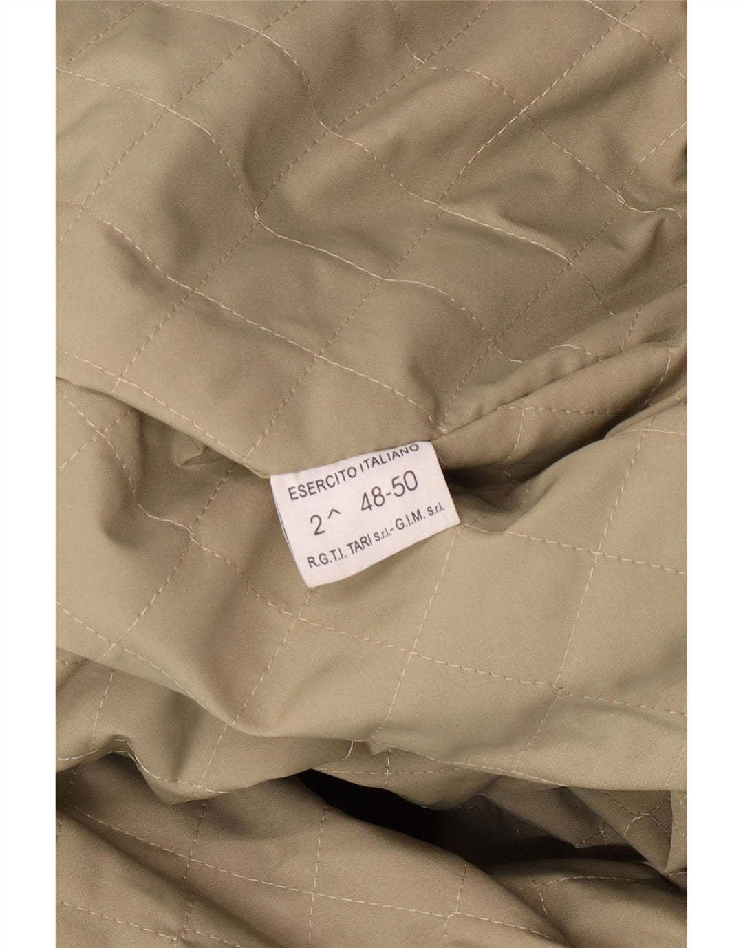 Jaqueta militar masculina vintage de couro sintético IT 48/50 preta média