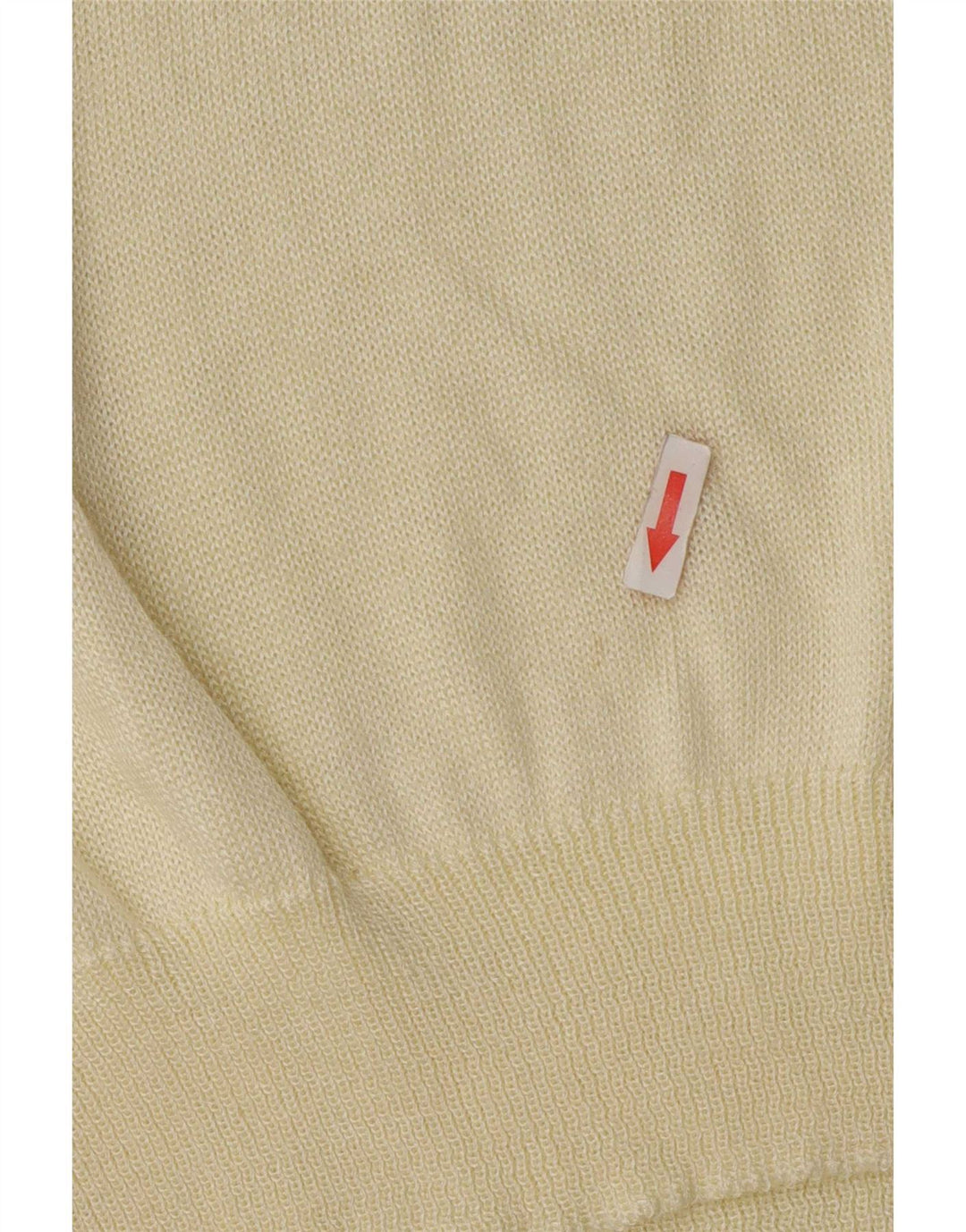 Colete feminino vintage regata UE 38 médio off white viscose