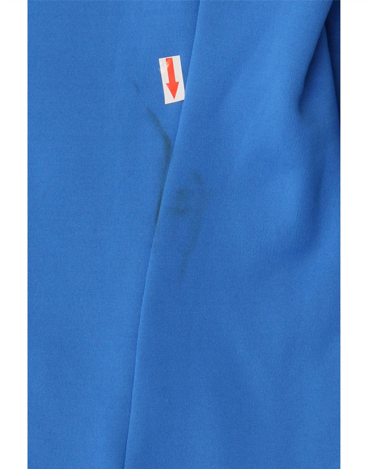 Suéter Odlo feminino com gola e zíper UK 18 XL azul poliéster