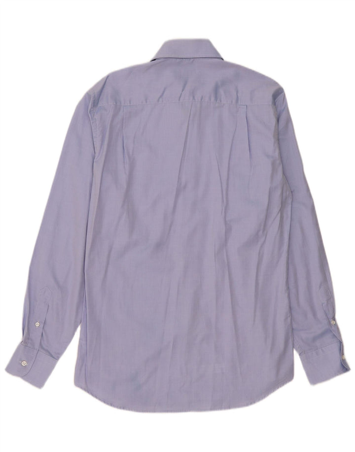 Camisa masculina Paul & Shark tamanho 39 algodão azul médio