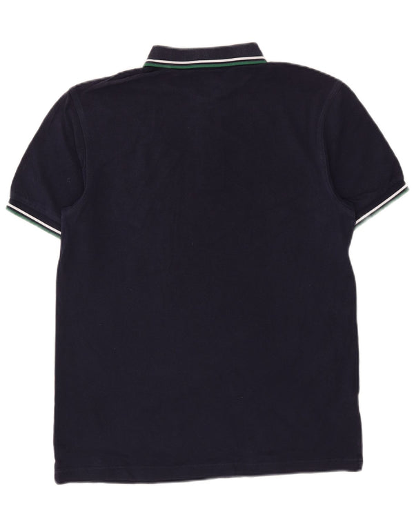 Camisa polo masculina Fred Perry médio algodão azul marinho