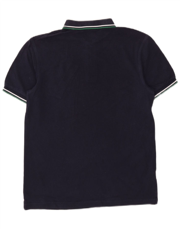 Camisa polo masculina Fred Perry médio algodão azul marinho