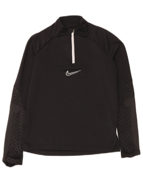 Nike Boys Dri Fit Slim Pullover Treino Top 10-11 Anos Médio Preto