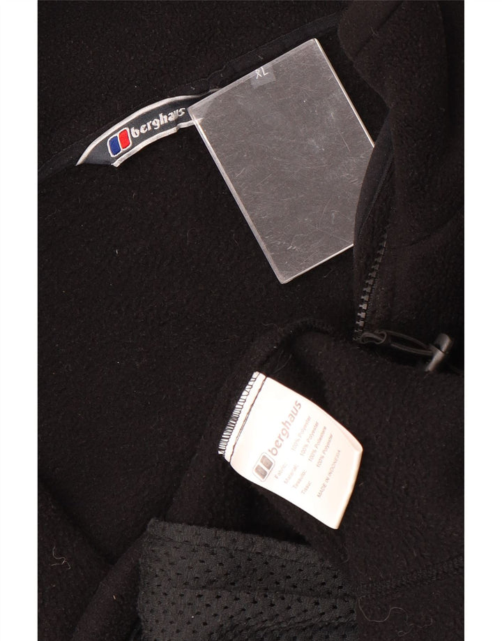 Jaqueta masculina de lã BERGHAUS UK 42 XL poliéster preto