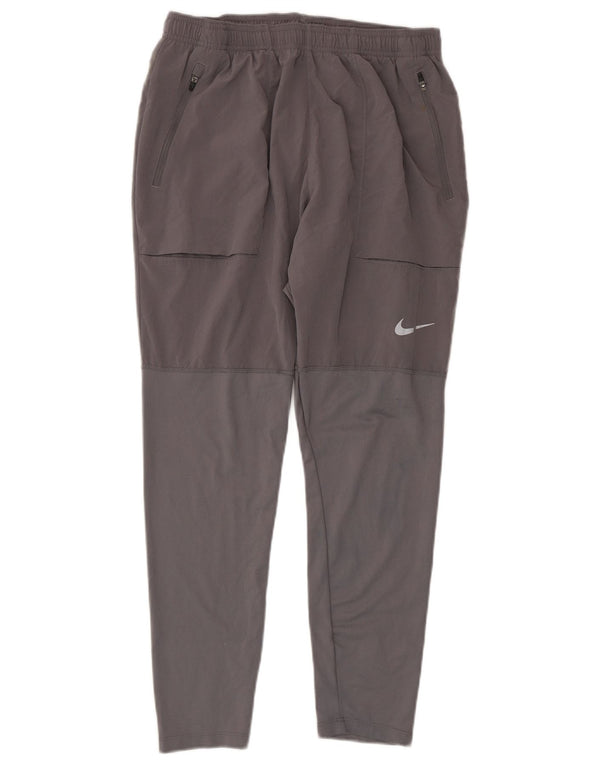 Calça Nike Masculina Dri Fit Treino Grande Cinza Poliéster