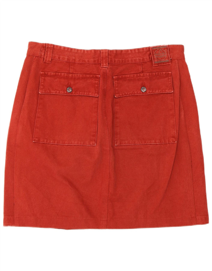 Minissaia feminina Murphy & Nye W32 grande algodão vermelho