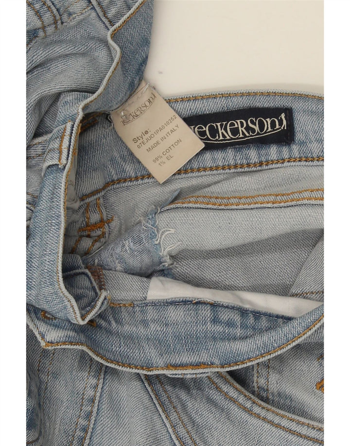 Jeans retos masculinos Jeckerson W36 L32 algodão azul