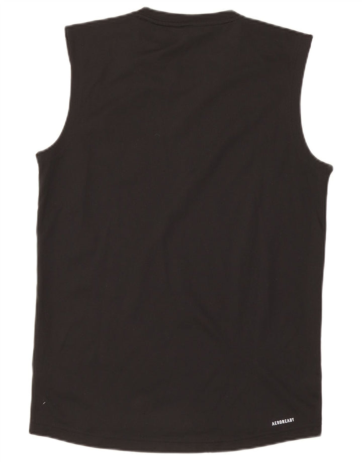 Adidas Mens Aeroready Vest Top Pequeno Poliéster Preto