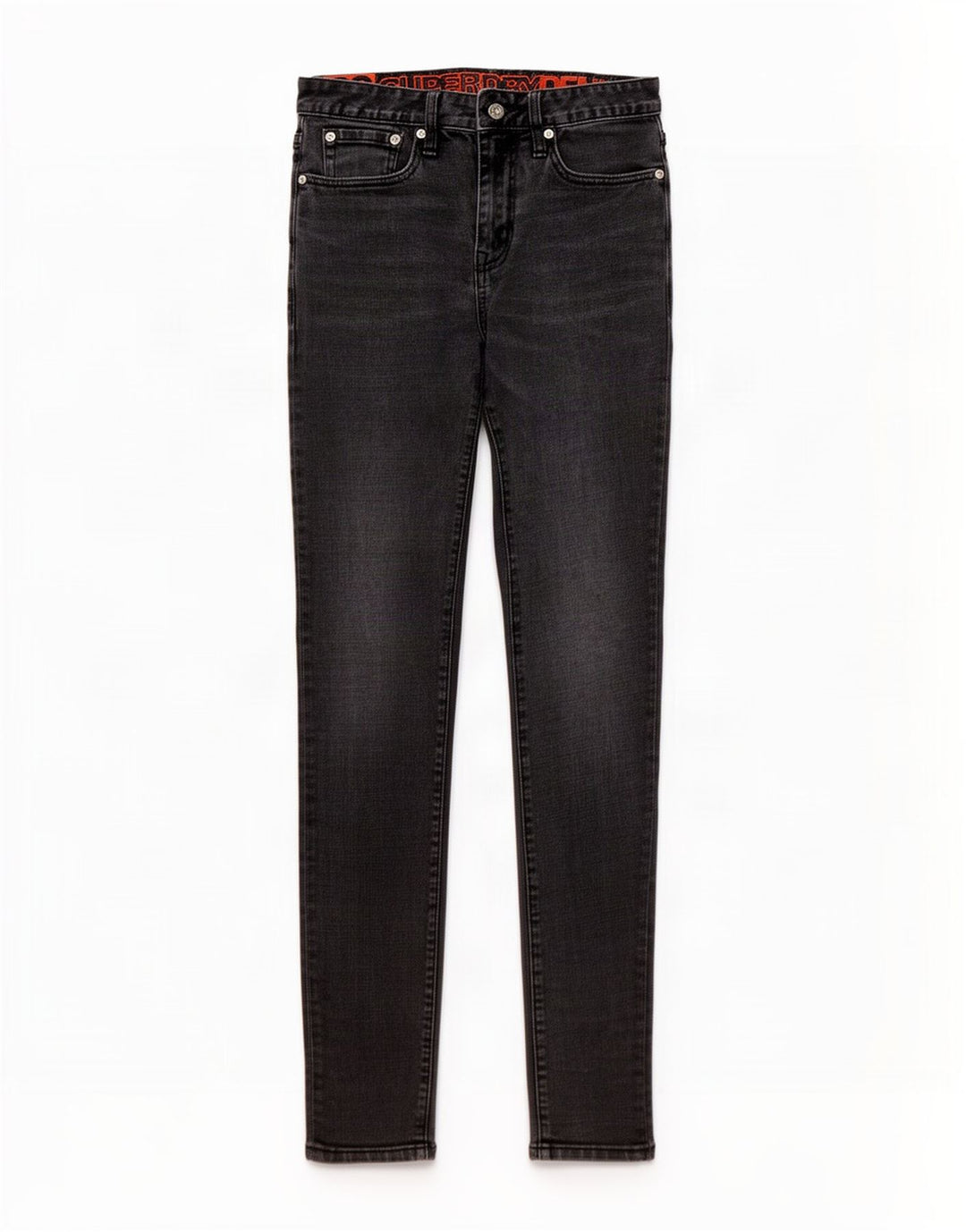Jeans skinny feminino Superdry W28 L34 cinza