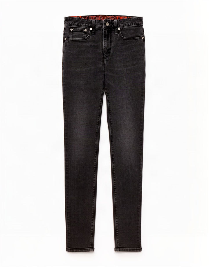 Jeans skinny feminino Superdry W28 L34 cinza
