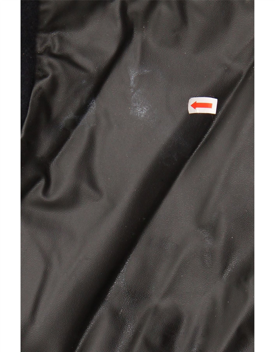 Sobretudo masculino VINTAGE solto IT 44 XS azul marinho lã colorblock