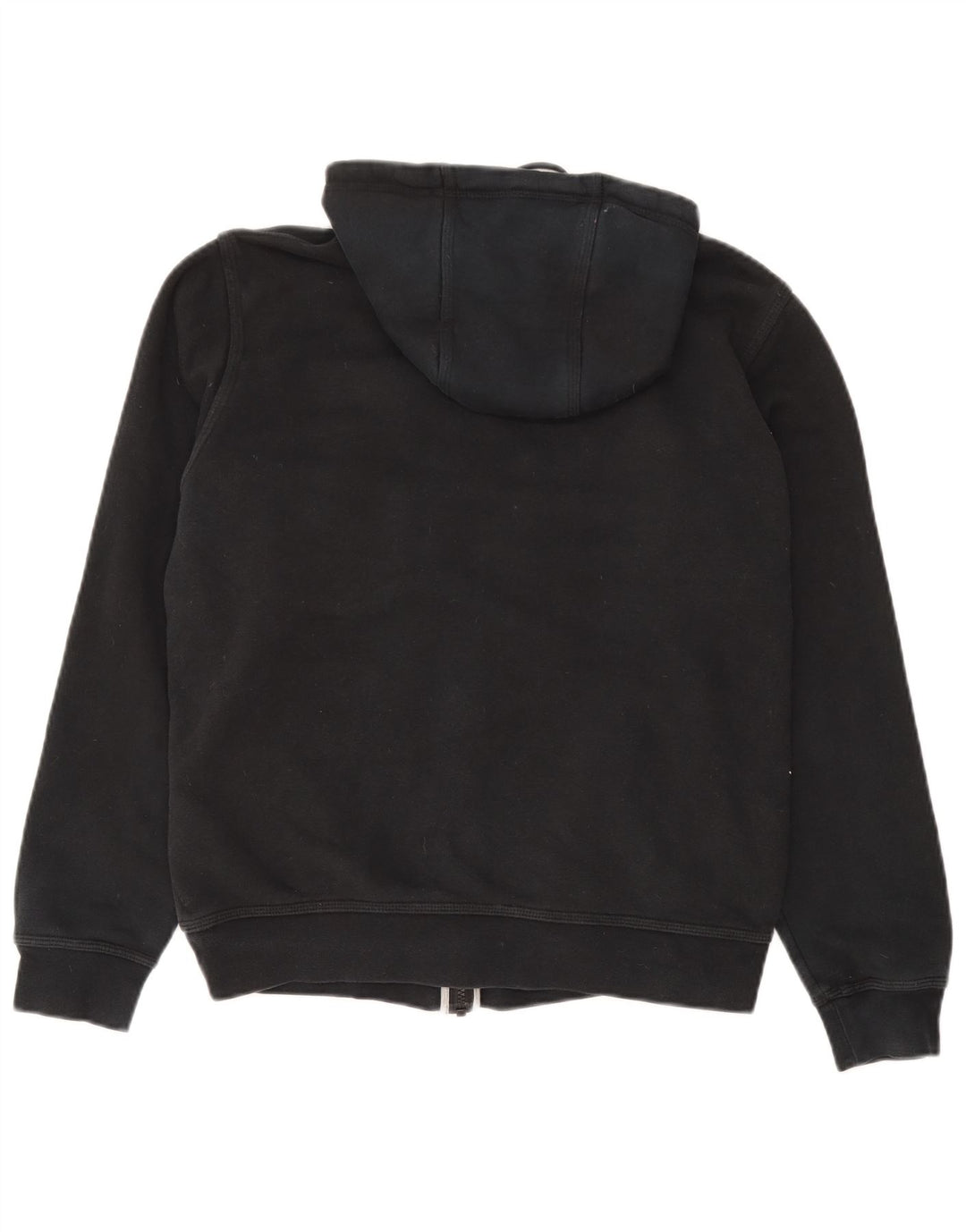 Suéter Nike masculino com capuz e zíper médio preto algodão