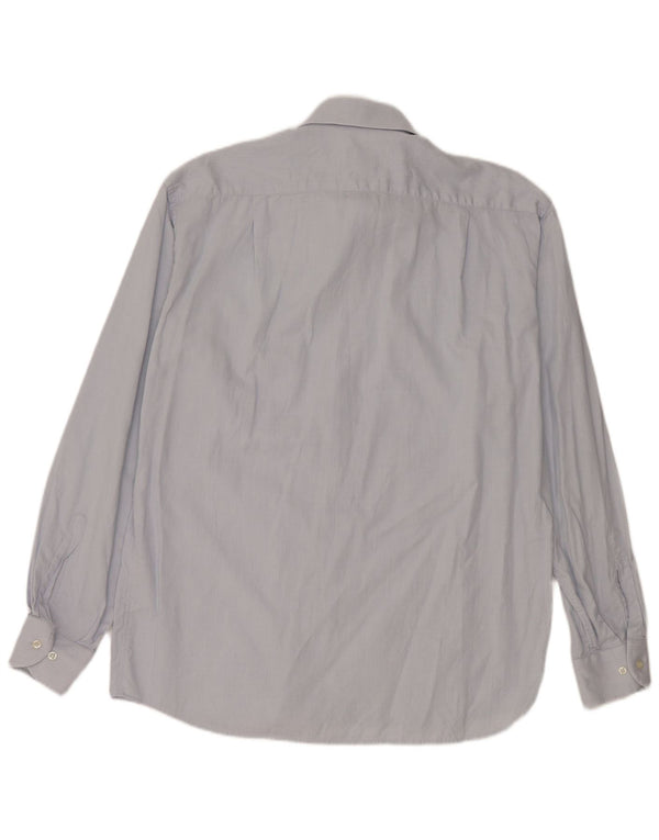 Camisa masculina Roccobarocco tamanho 41 16 grande algodão azul
