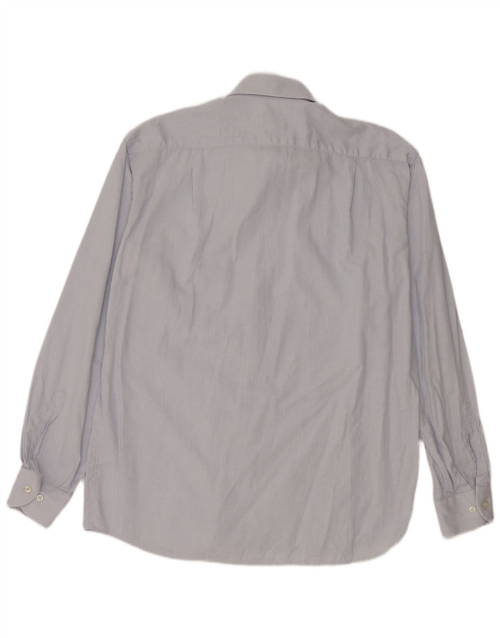 Camisa masculina Roccobarocco tamanho 41 16 grande algodão azul