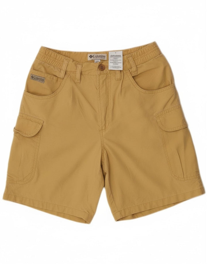 Columbia Mens Cargo Shorts W28 Pequeno Amarelo