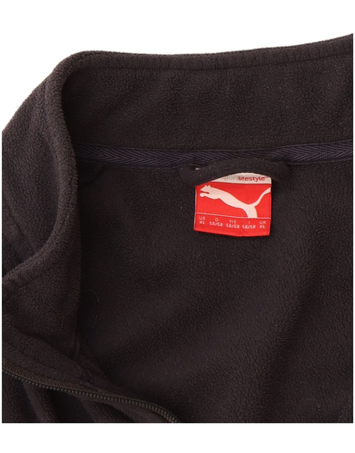 Jaqueta de lã masculina Puma UK 42 XL azul marinho