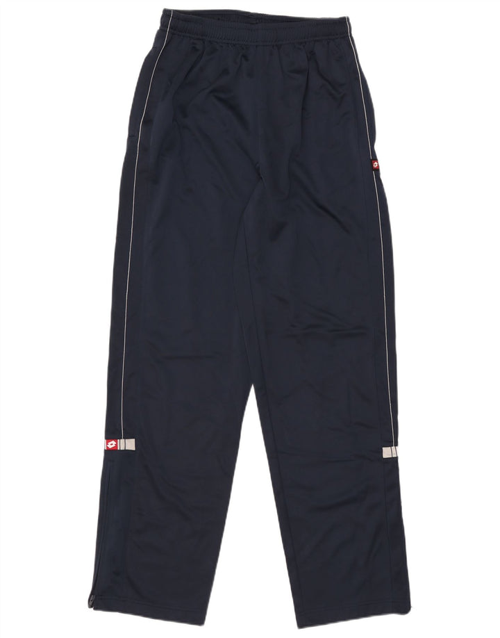 Calça de treino masculina Lotto UK 38/40 poliéster azul marinho médio