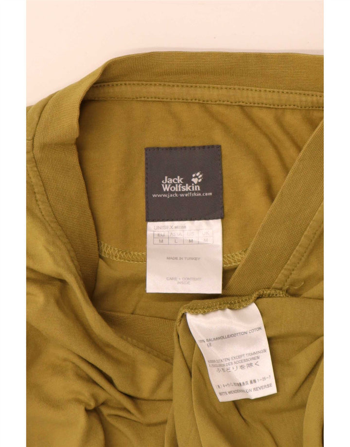 Camiseta masculina Jack Wolfskin Top médio algodão cáqui