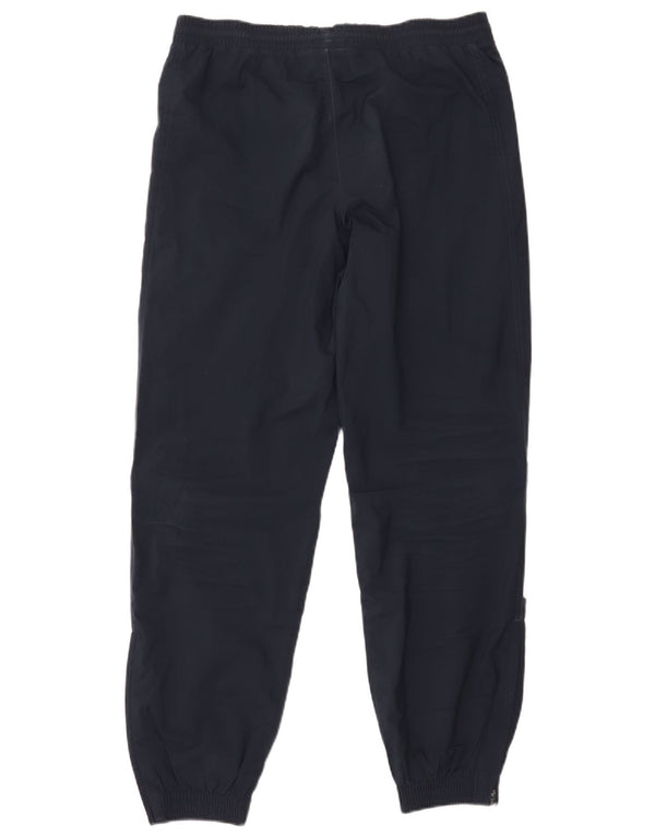 Calça de treino masculina Adidas Joggers UK 36/38 pequeno azul marinho colorblock
