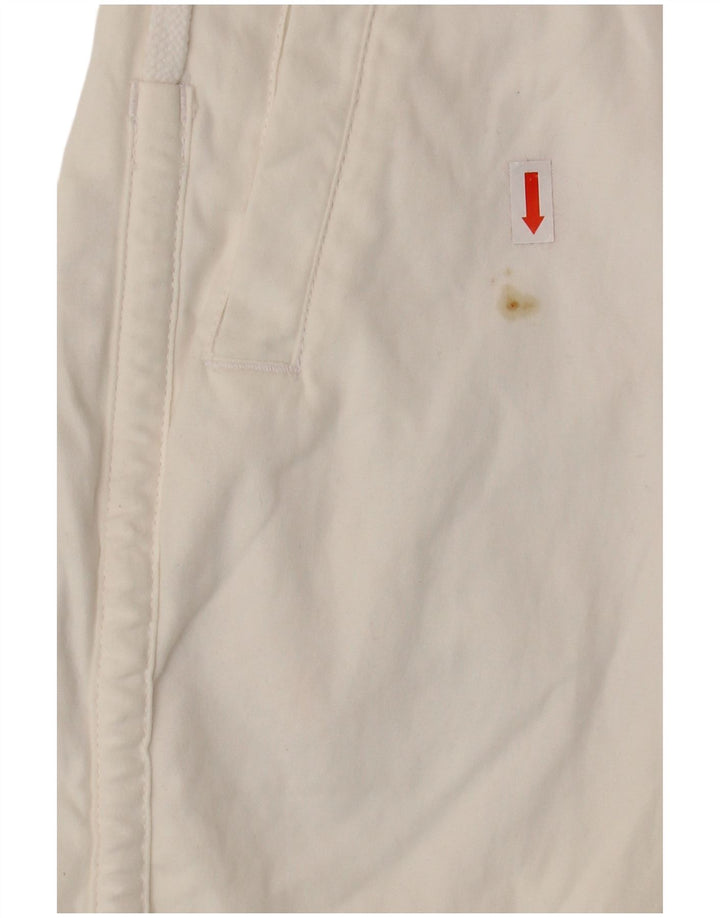 Shorts chino feminino Nike UK 8 pequeno W30 algodão branco
