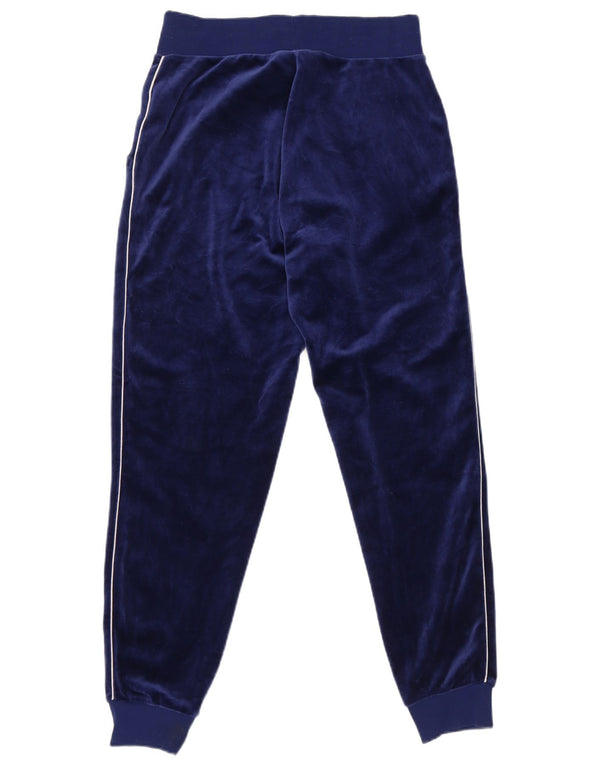 Nike feminino veludo calças de treino joggers reino unido 10 pequeno azul marinho