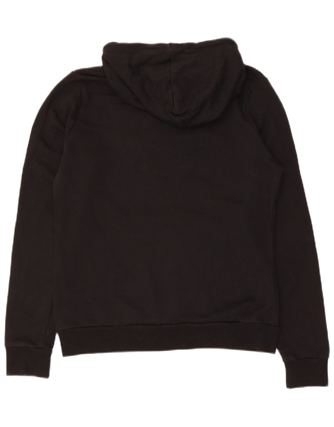 Puma feminino gráfico moletom com capuz UK 12 médio preto poliéster