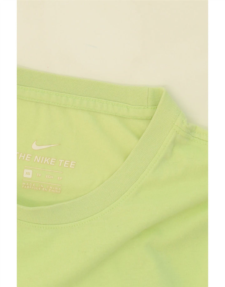 NIKE Mens T-Shirt Top XS Green Cotton Vintage Nike and Second-Hand Nike from Messina Hembry 