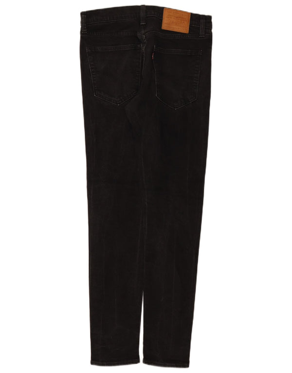 Jeans Levi's Skinny Tapered Masculino W32 L32 Algodão Preto