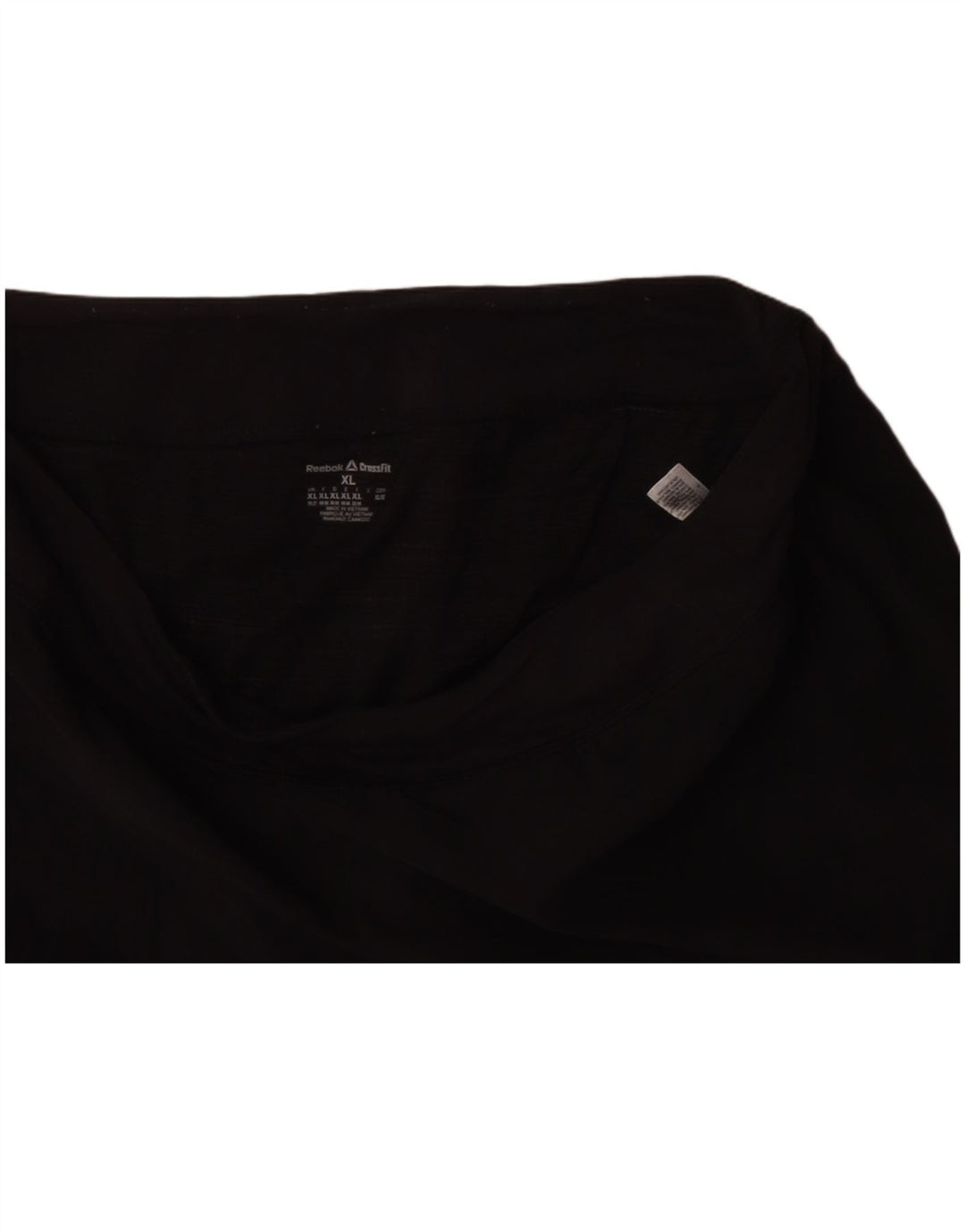 Shorts esportivos femininos REEBOK UK 20/22 XL poliéster preto