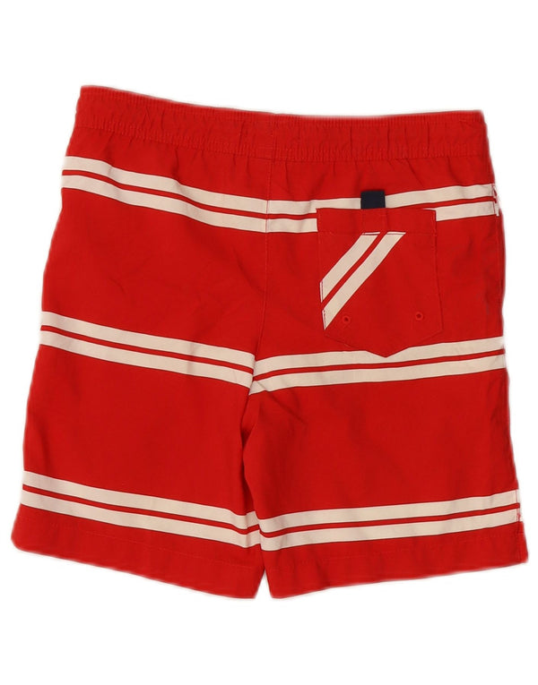 Shorts de natação Tommy Hilfiger Boys Graphic 5-6 anos listrado vermelho
