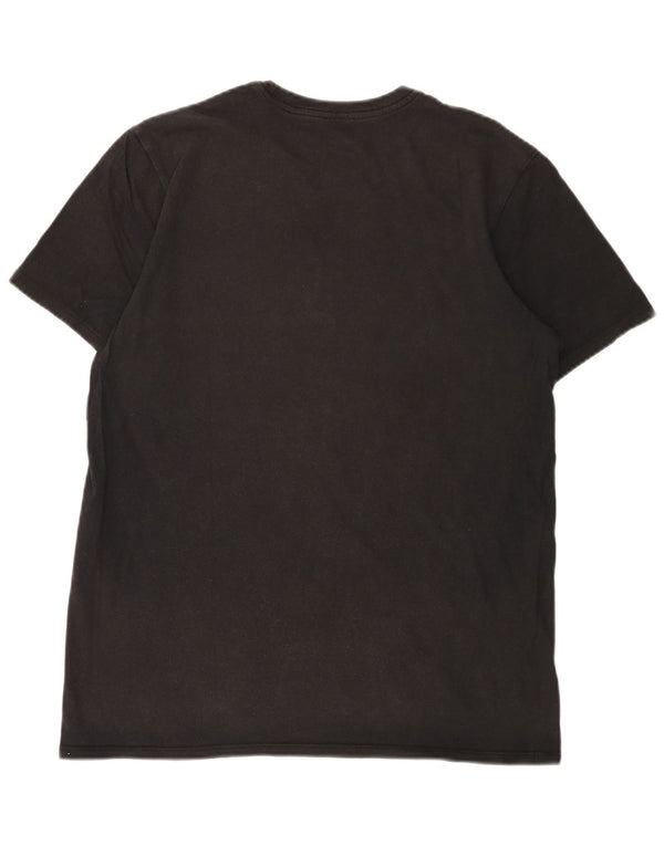 Camiseta gráfica masculina Nike grande bloco colorido preto