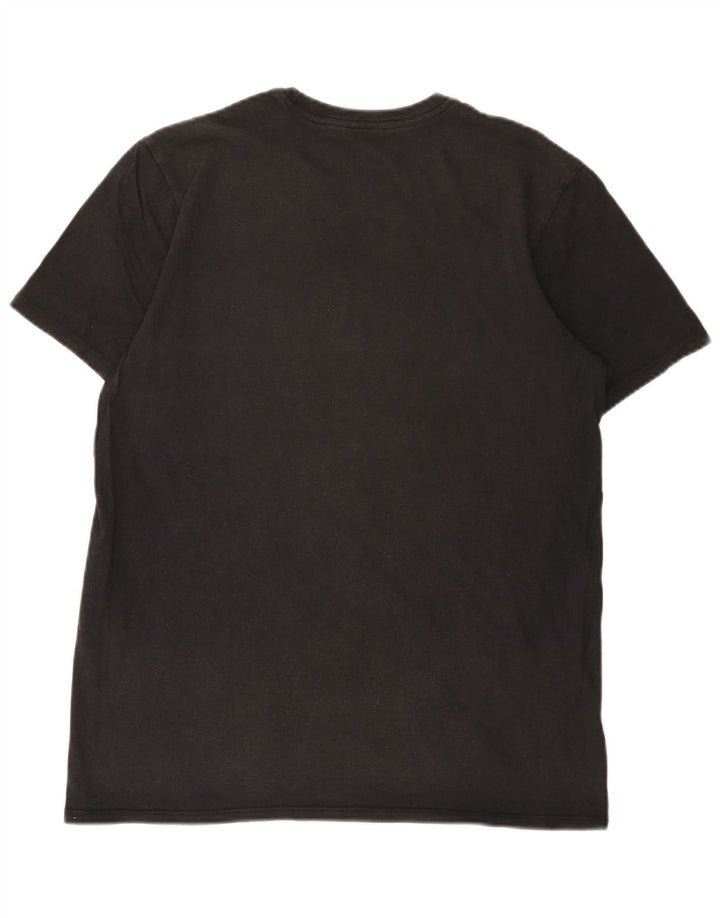 Camiseta gráfica masculina Nike grande bloco colorido preto