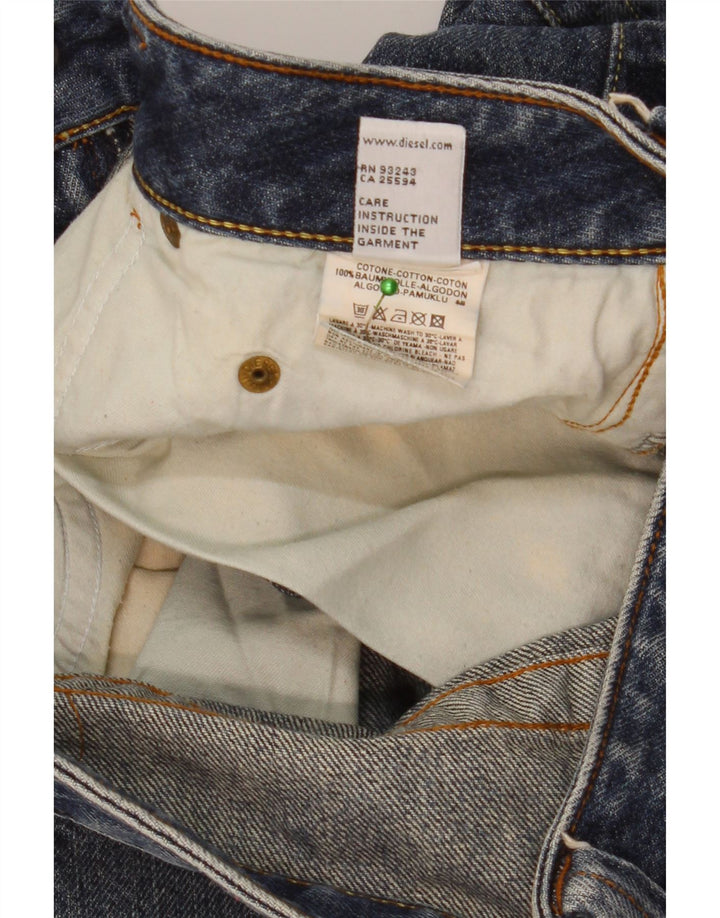 DIESEL Jeans retos femininos W29 L30 algodão azul