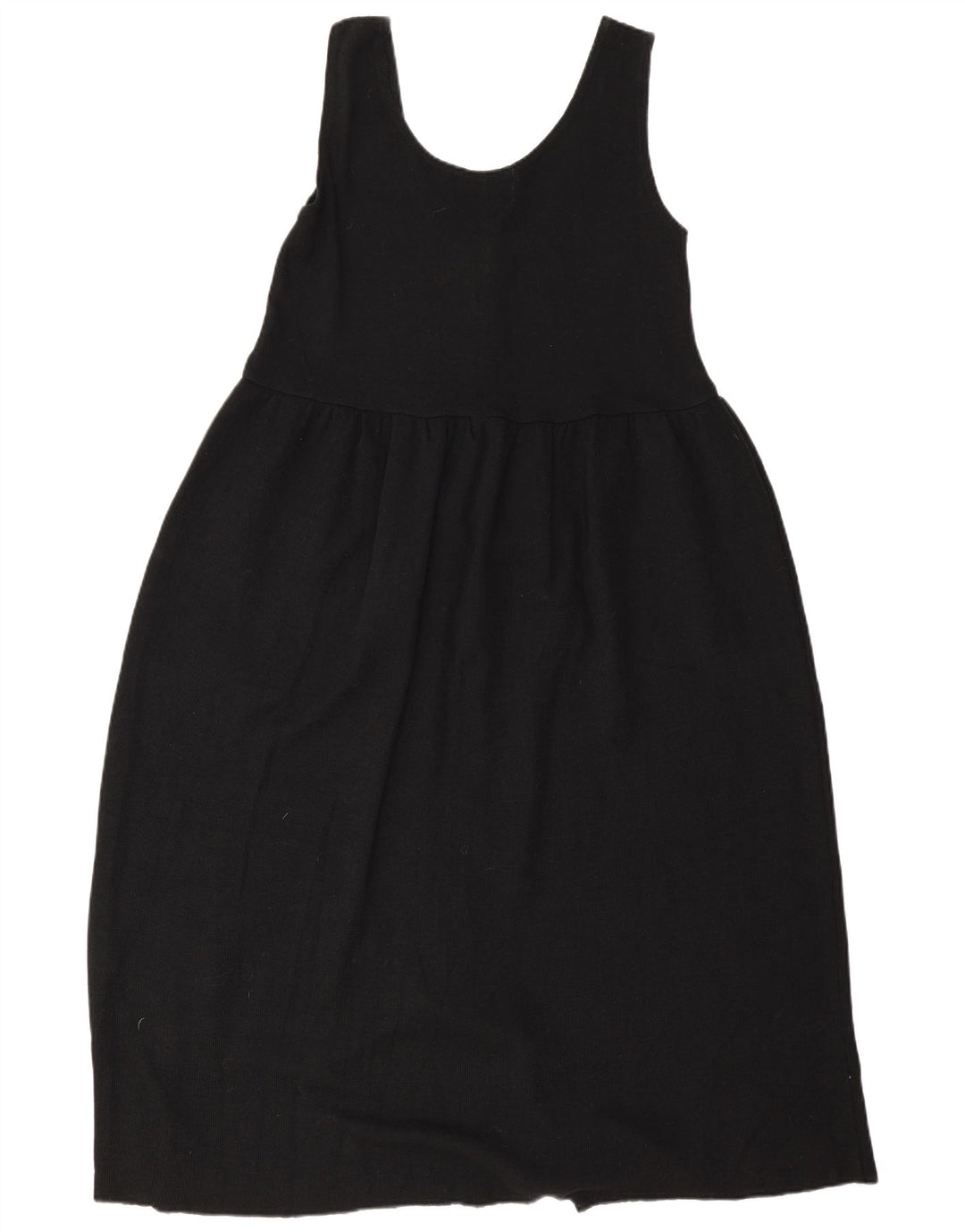 Vestido básico feminino sem mangas Kaos tamanho único lã preta