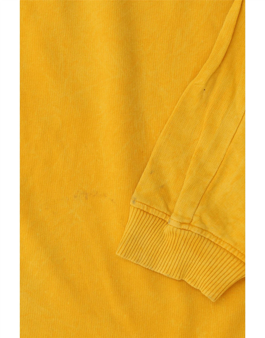 Zara moletom feminino oversized jumper UK 10 pequeno algodão amarelo