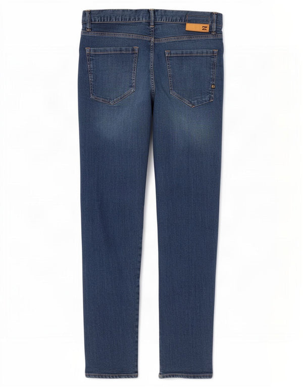 Calça jeans reta masculina Billabong W32 L32 algodão azul