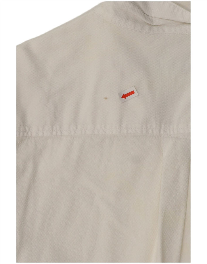 Camisa BENETTON Menino 13-14 Anos 3XL Algodão Branco